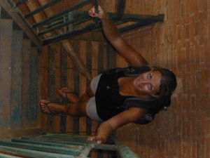 steile Stufen am Leuchtturm